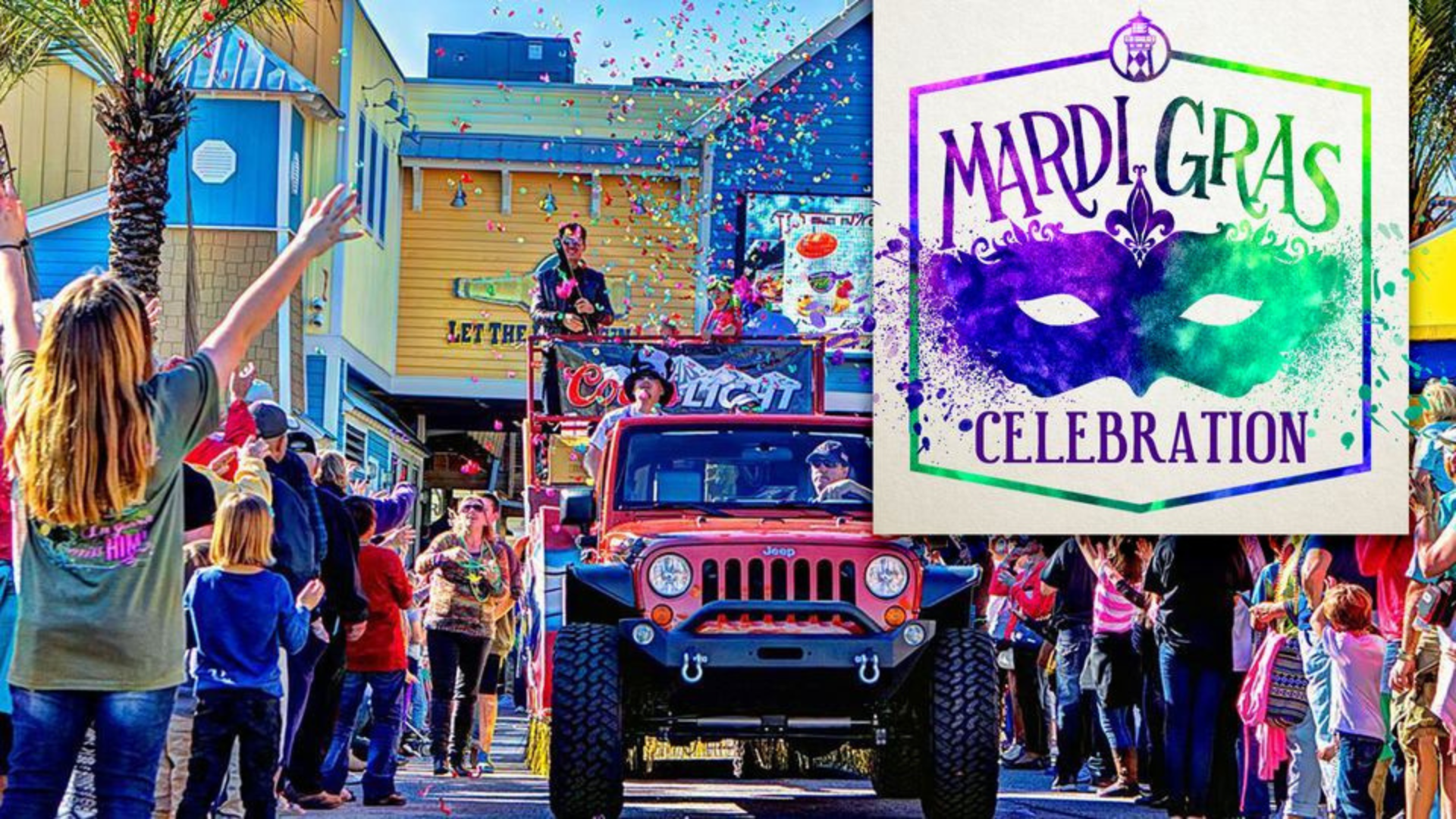 Mardi Gras Parade at HarborWalk Village